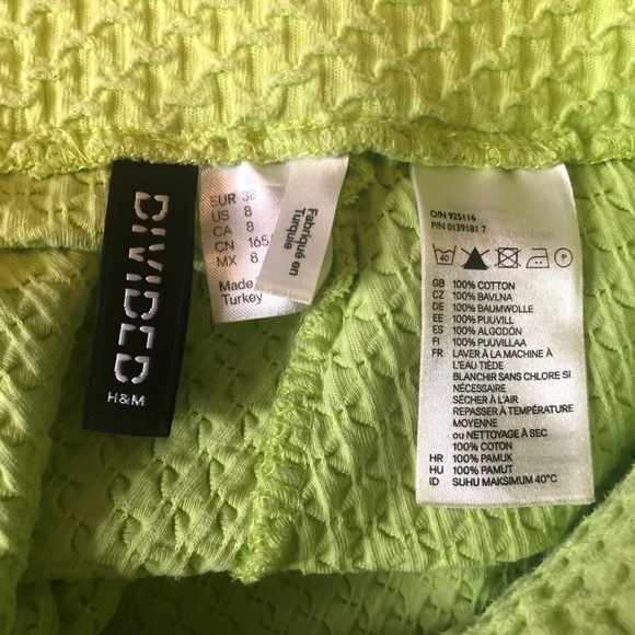 H&M Skater Skirt - Gorgeous Spring Green - Picture 4 of 4